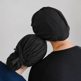 Black - Lilac Scrub Cap