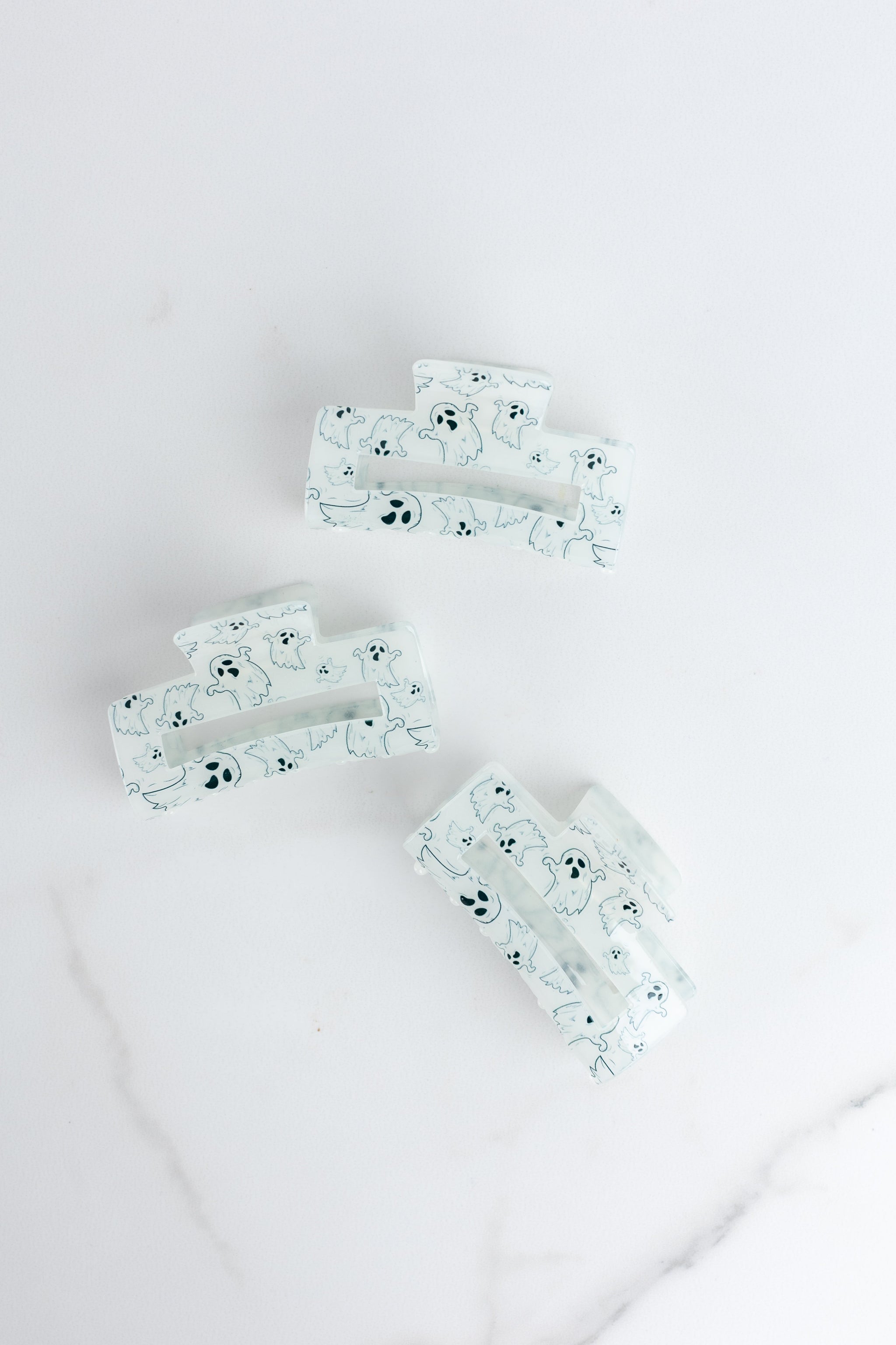 Spooky Hair Day Lilac Clip - Glow in the Dark