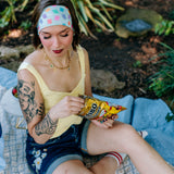 Cheyanne Floral auf Schwarz 
