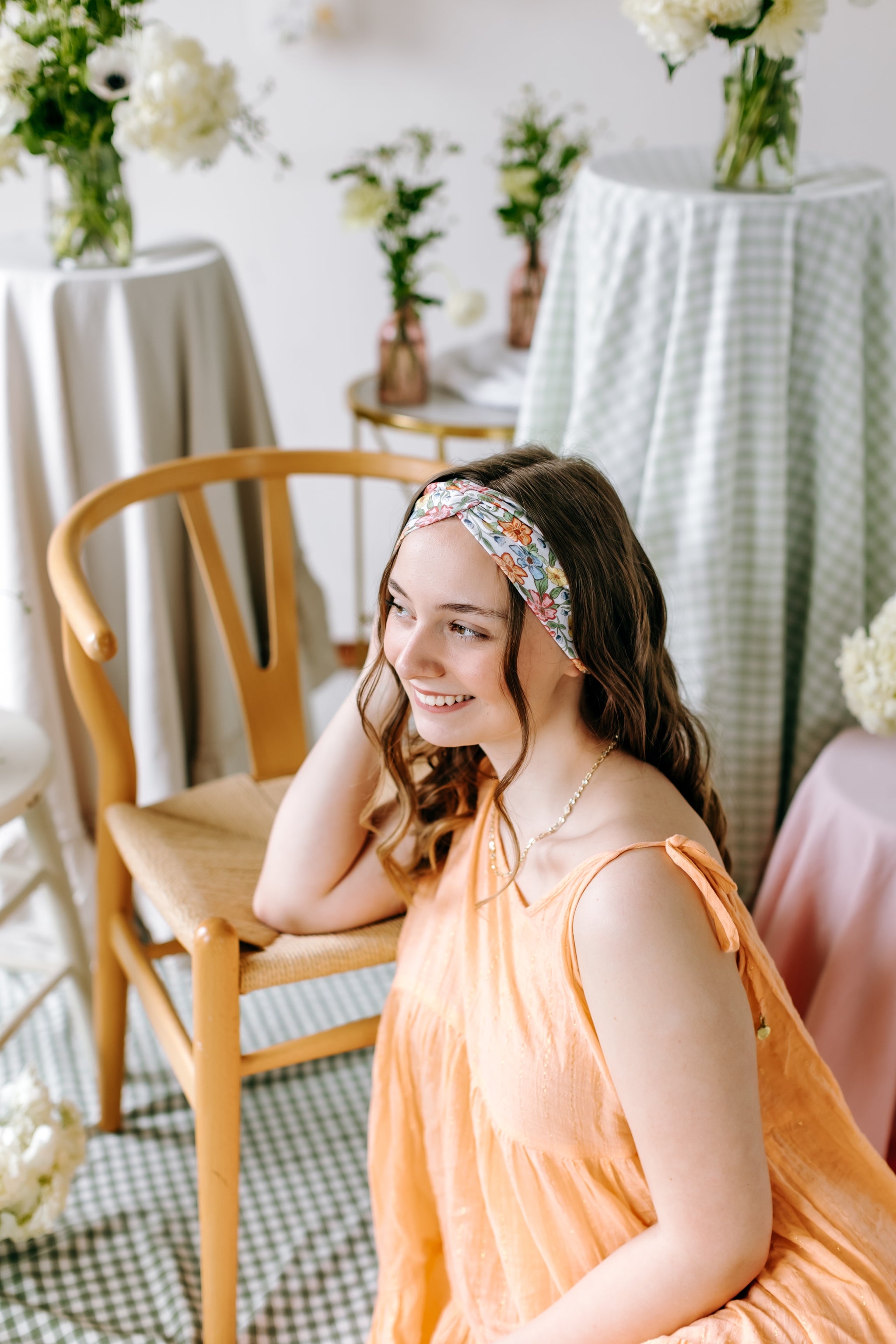 Cece Floral sur Bleu