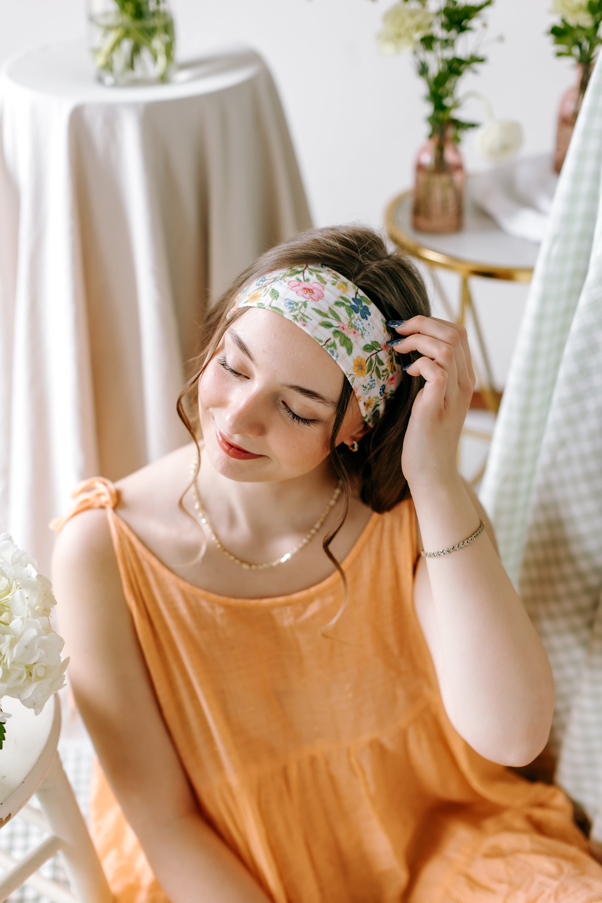 Cece Floral sur Bleu