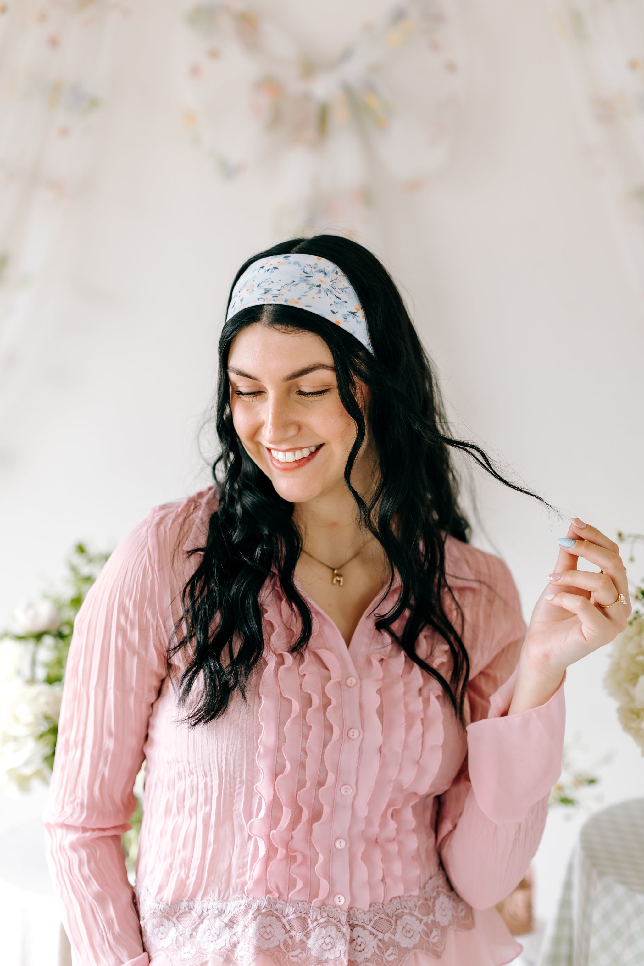 Cece Floral sur Bleu