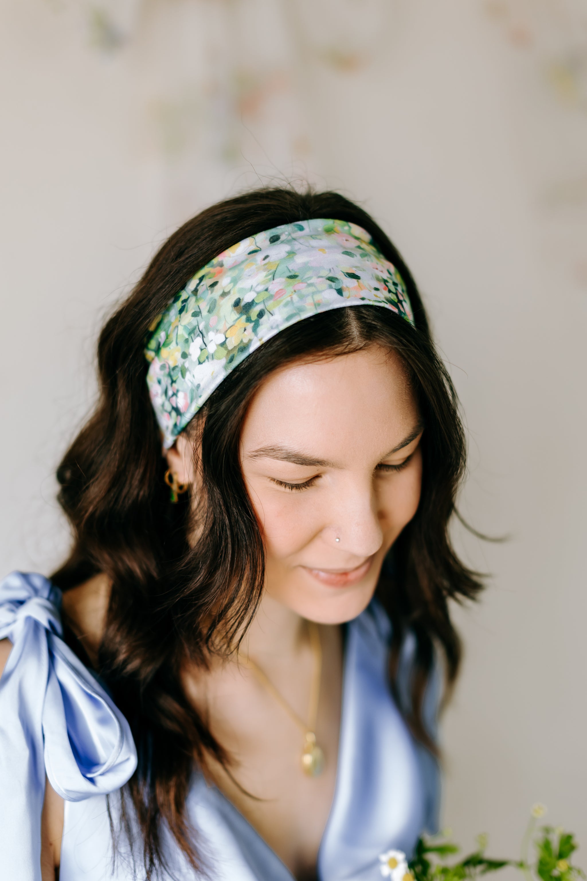 Cece Floral sur Bleu