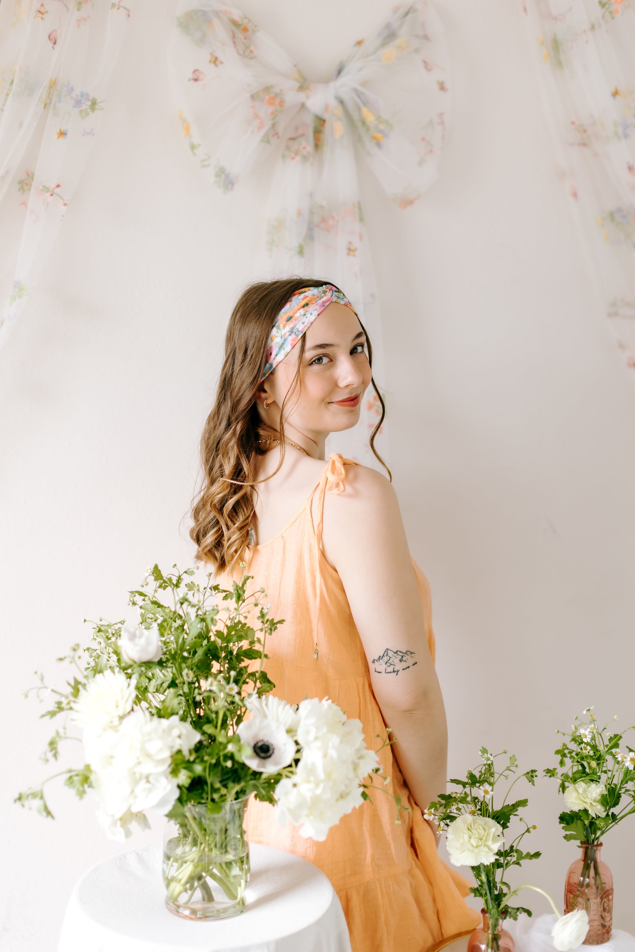 Cece Floral sur Bleu