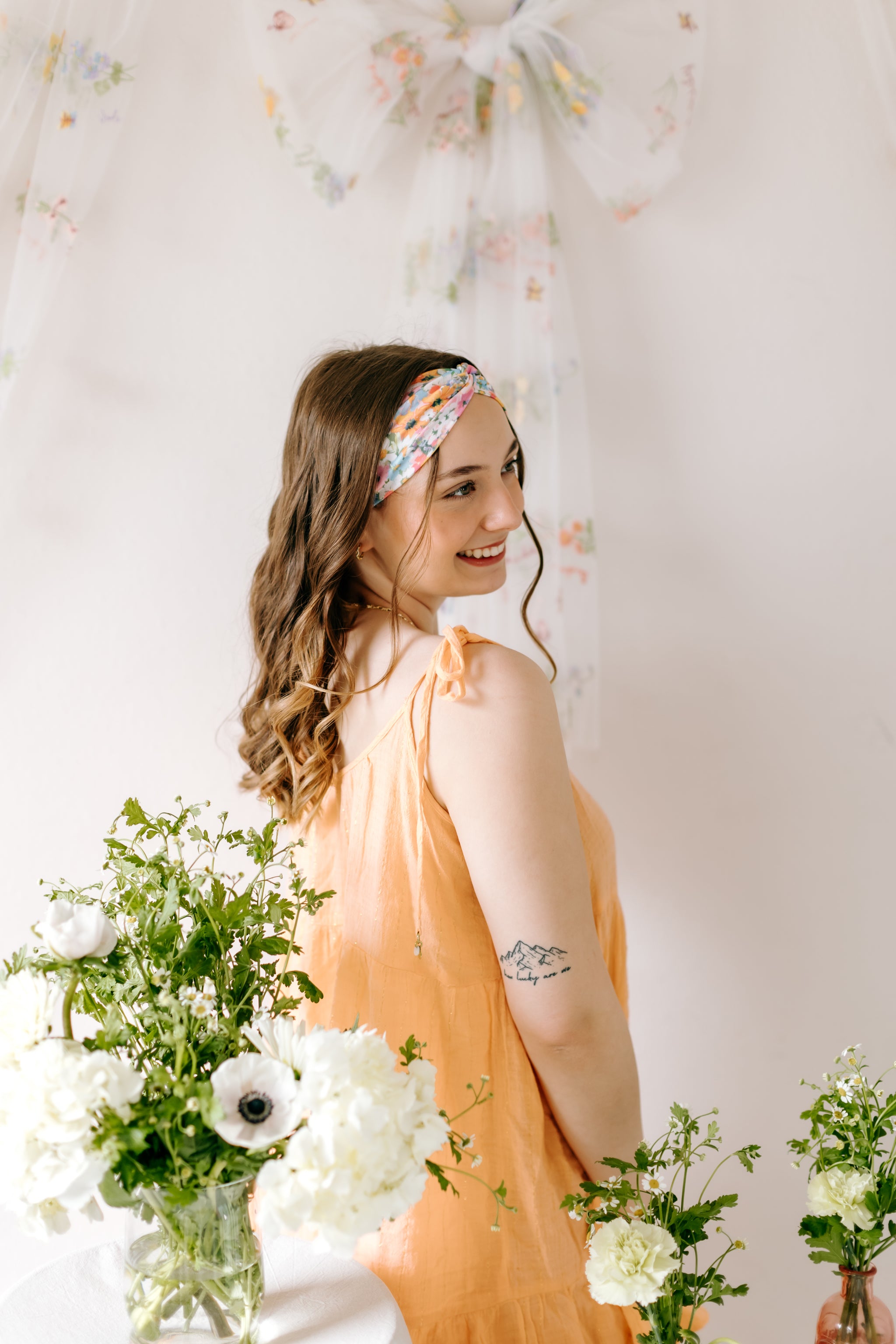 Cece Floral sur Bleu