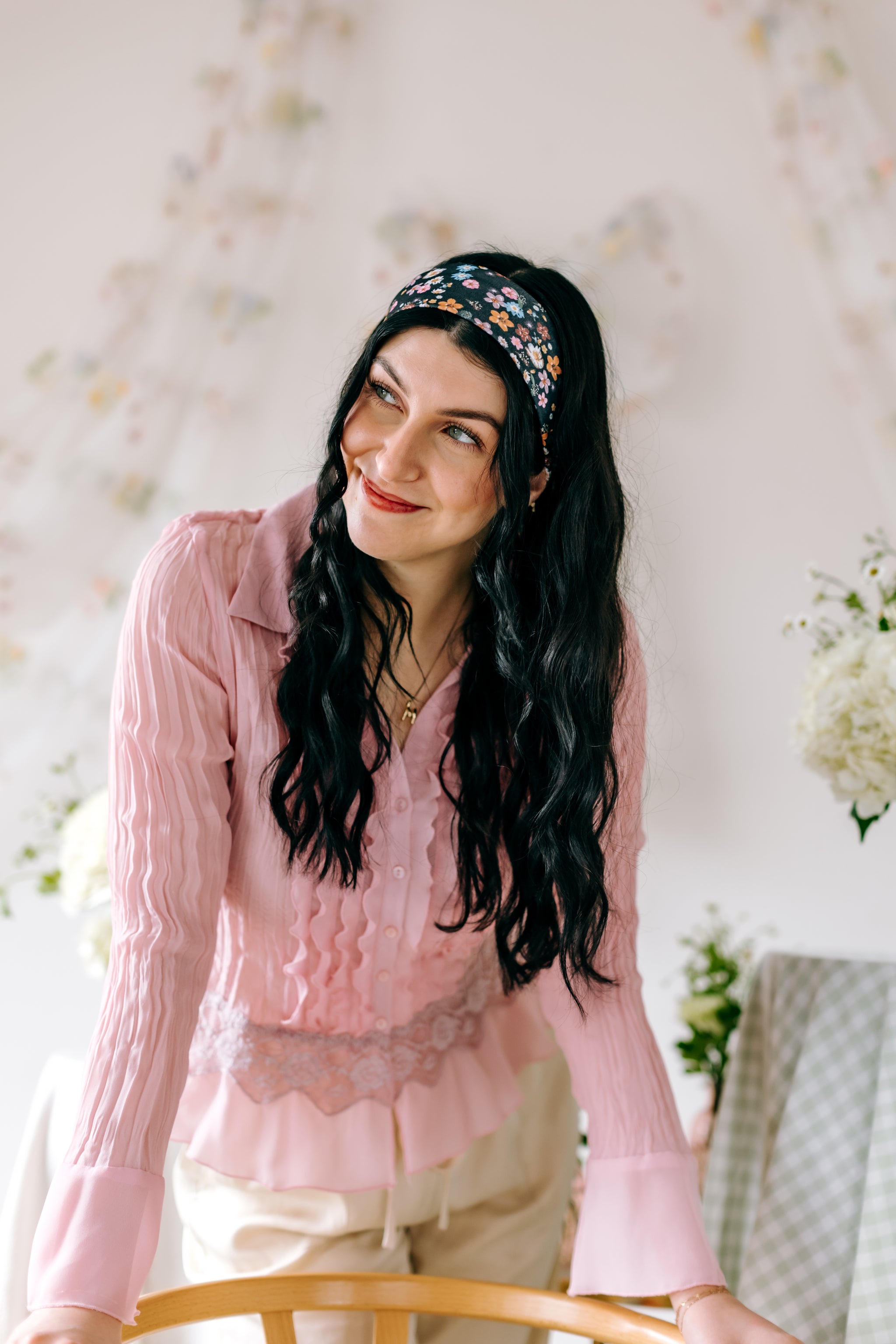 Cece Floral sur Bleu