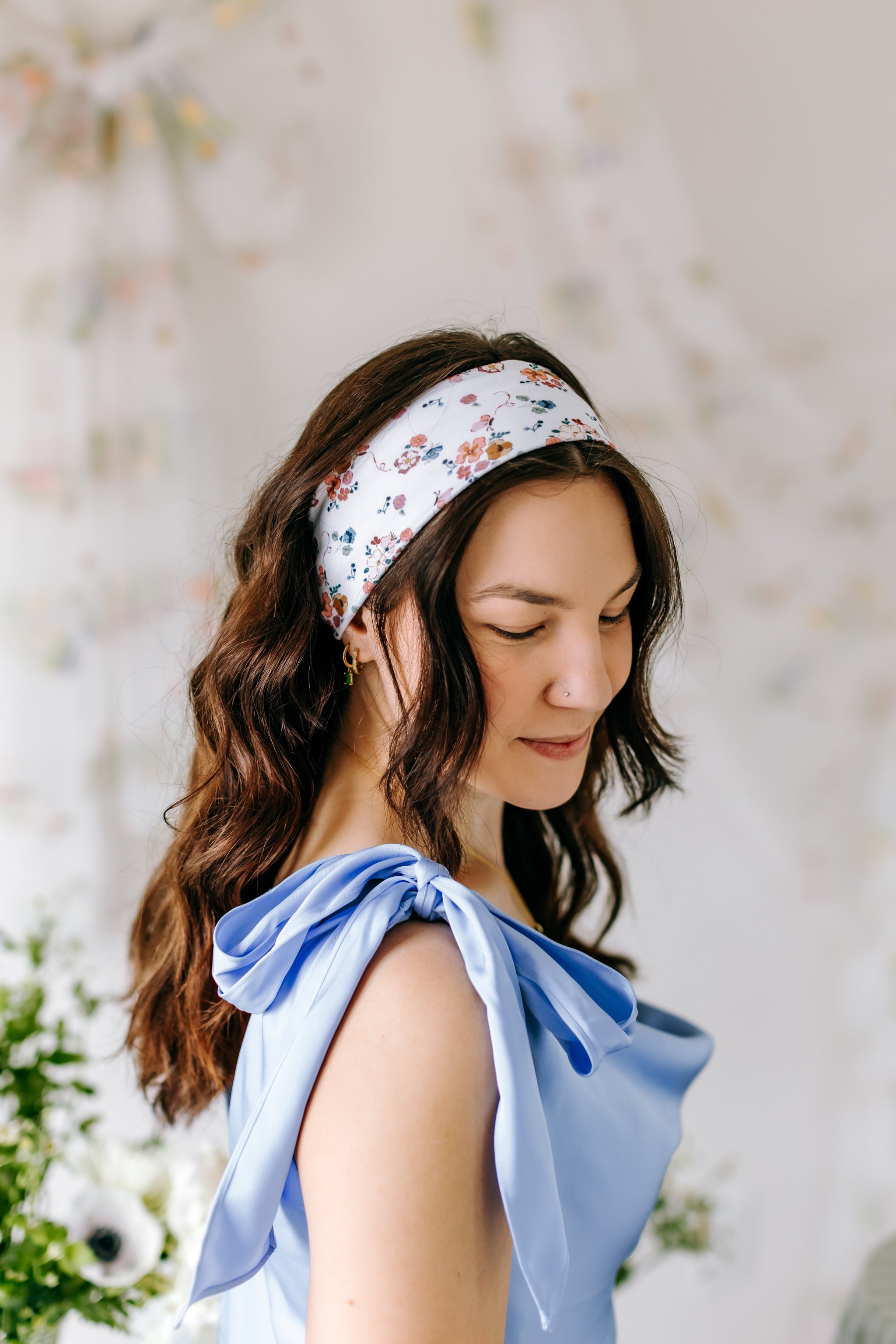 Cece Floral sur Bleu