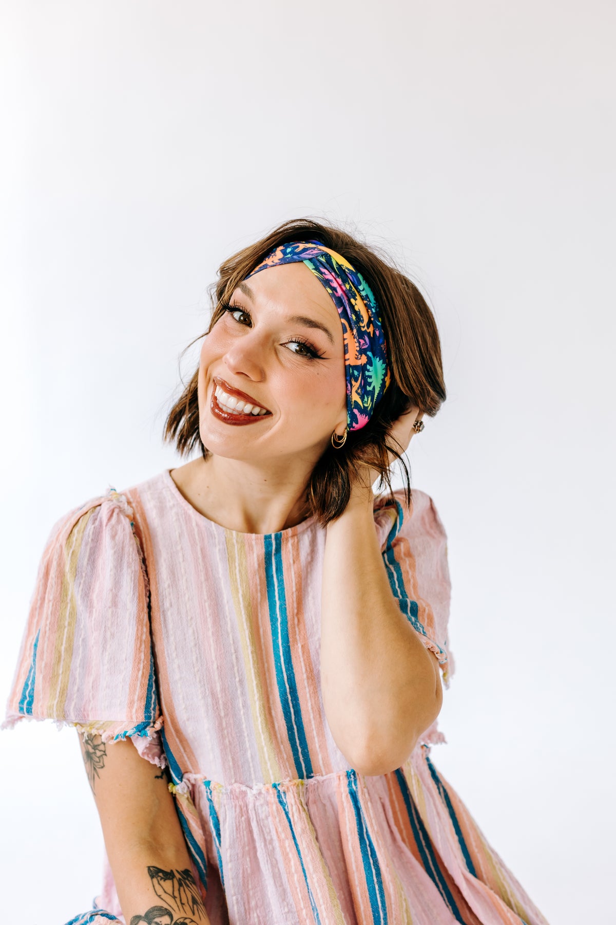 Cheyanne Floral sur Noir 