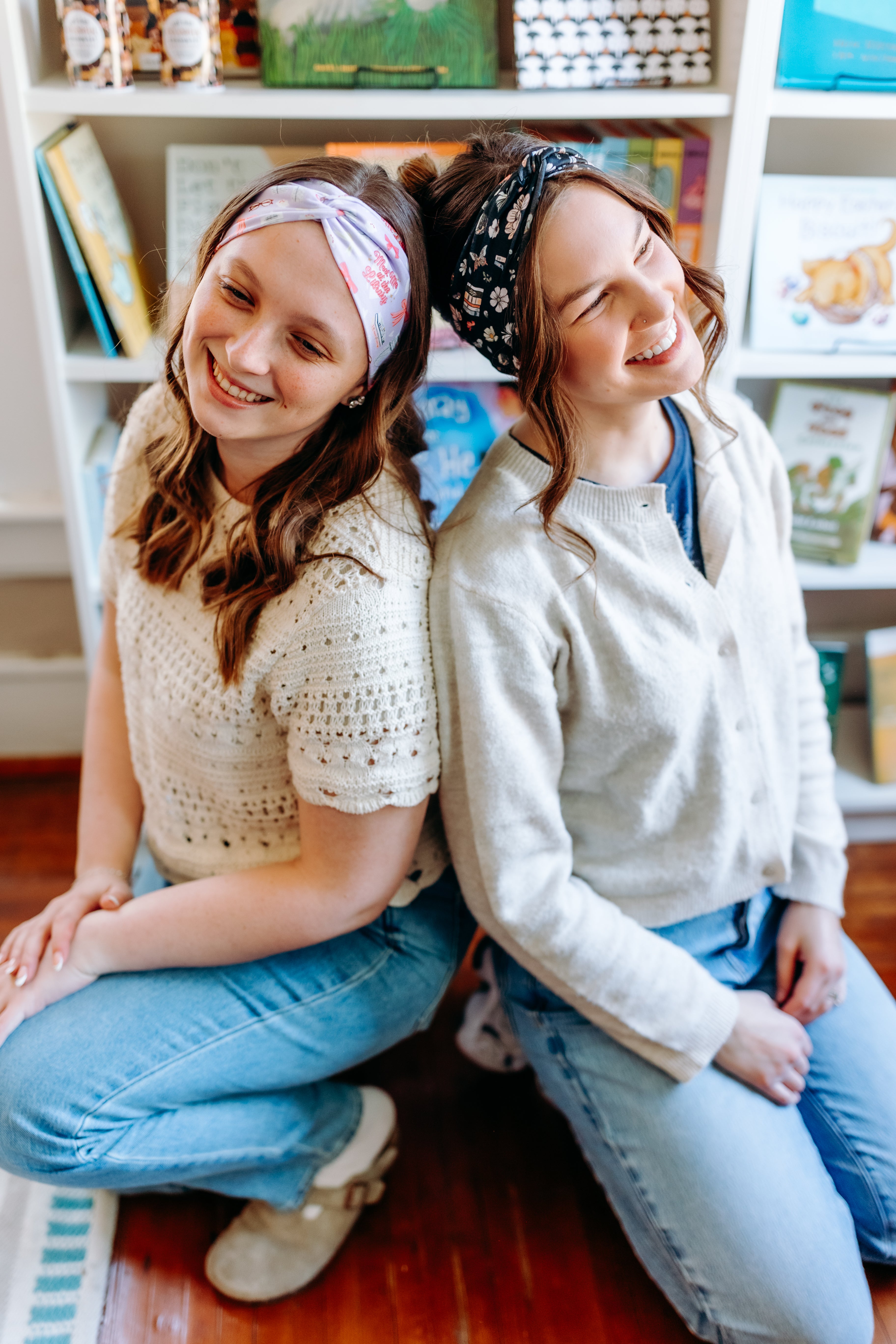 Woman confidently wearing the Bloom & Blaze headband for cute hairstyles and comfortable all-day wear.