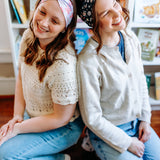 Woman confidently wearing the Bloom & Blaze headband for cute hairstyles and comfortable all-day wear.