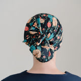 Jen Floral - Lilac Scrub Cap