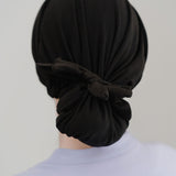 Black - Lilac Scrub Cap
