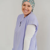 Millie Floral - Lilac Scrub Cap