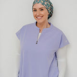 Millie Floral - Lilac Scrub Cap