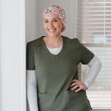 Lean on Me - Lilac Scrub Cap