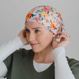 Pearl Floral - Lilac Scrub Cap