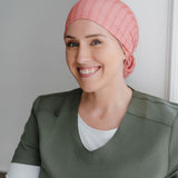 Coral in the Lines - Lilac Scrub Cap