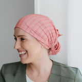 Coral in the Lines - Lilac Scrub Cap
