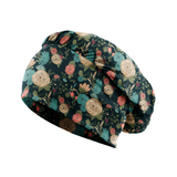 Jen Floral - Lilac Scrub Cap