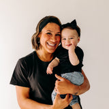 Solid Black - Mommy & Me