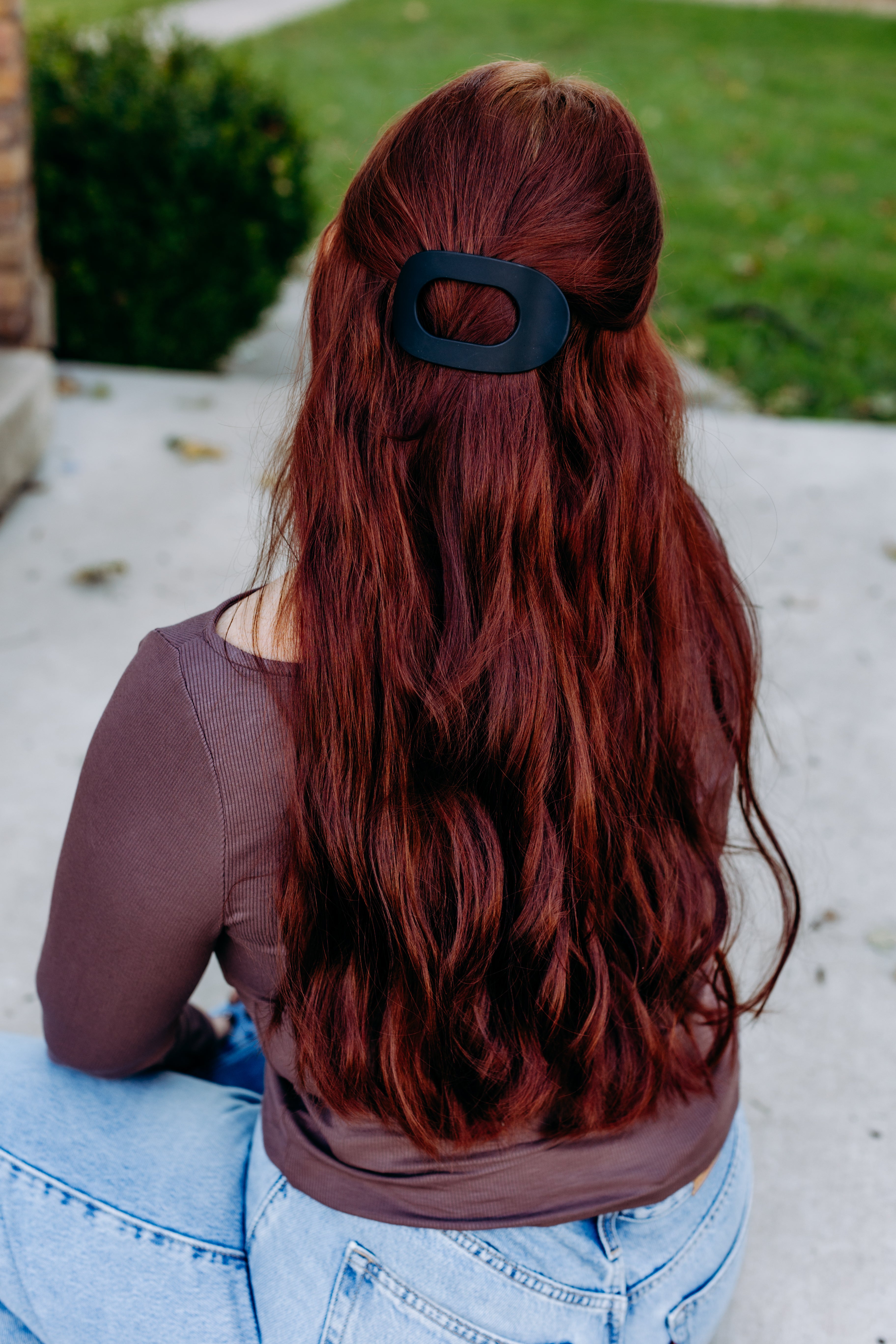 Lay Flat Lilac Clip
