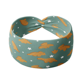 Adult women's light tea headband with Dino Nug chicken nuggets