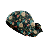 Jen Floral - Lilac Scrub Cap
