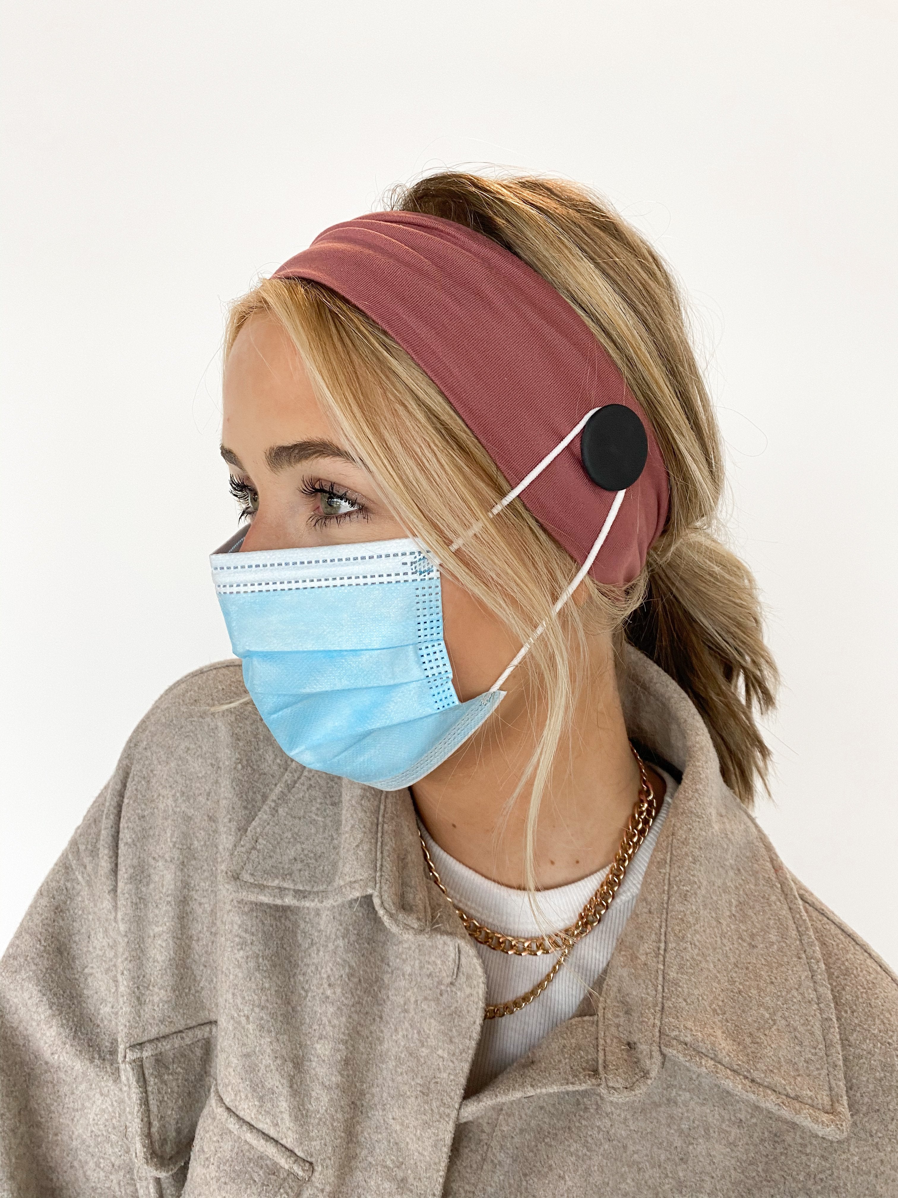 Black Lilac Snaps magnetic button earsavers