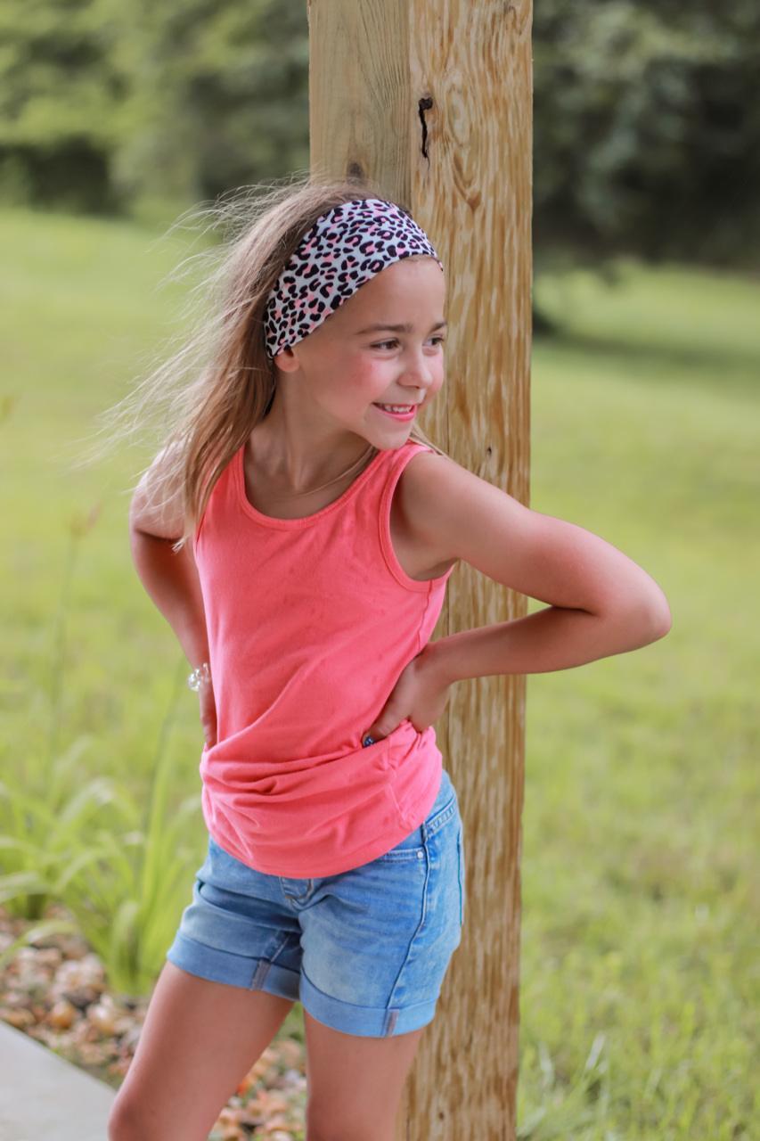 Child girl's 3 pack of headbands with a variety of different colors, patterns, new prints and retired prints in a mystery pack